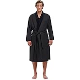 MONARCH Unisex Plush Lined Microfiber Bath Robe - Soft Shell with Polyester Lining, Resort-Grade Hotel & Spa Robe with Pocket