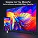 AHOMASH Compatible with iPhone iPad to HDMI Cable for TV - 1080P HD Digital AV Adapter, Screen Mirroring to TV/Projector/Monitor - 6.6ft, Silvery
