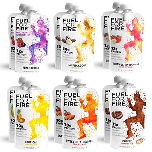 Fuel For Fire Variety Pack with All 6 Flavors (12 Pack) Including New
