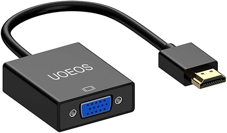 UOEOS - Cable Adaptador HDMI a VGA (Macho a Hembra) para ...