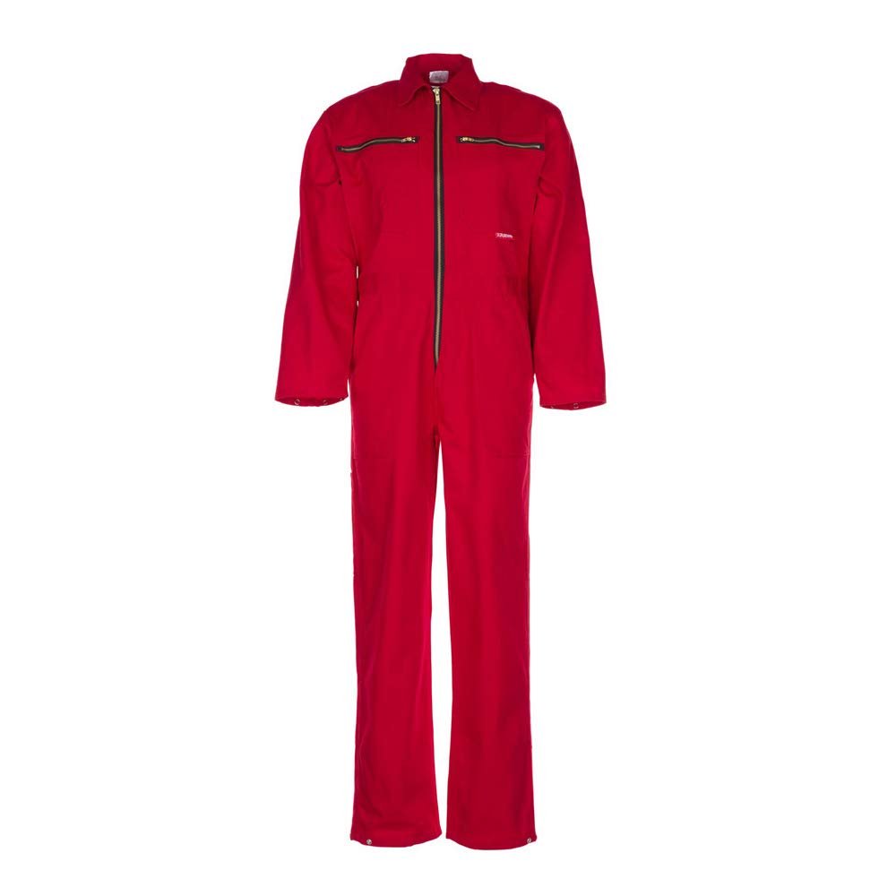 Planam - 128025 - Jumpsuit Red Medium Size FR 21 (Size Manufacturer: 25)