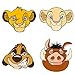 Lion King Birthday Party Supply Decoration Favor Bundle includes Masks, Blowouts, Stickers