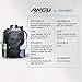 ANGU SPORTS Youth Soccer Bag with Ball Holder for Kids, Girls, Boys, Men & Women | Soccer Backpack Great for Basketball, Football, Gym Bag, Volleyball, Lacrosse | Drawstring Perfect for Sport (Black)