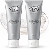 Vivo Per Lei Facial Peeling Gel - Helps Address Dead Skin Buildup - Gentle Exfoliating Gel for Rough, Dry, Sensitive or Mature Skin - Face and Body Scrub - Non Abrasive - 4.05 Fl. Oz. - Pack of 2