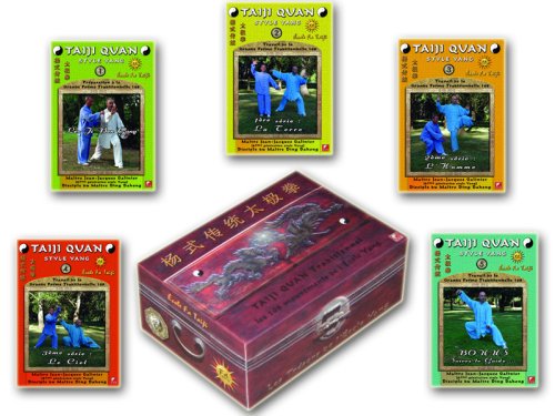 Coffret Dvd Tai Chi Chuan Style Yang Vol 1, 2, 3, 4 Et 5