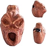 Aztec Death Whistle, Up To125+ Decibels Loud Real Screaming Aztec Death Whistle Loudest, Real Screaming Aztec Death Whistle Authentic Human Sounding Screams Aztec War Whistle (Style02)