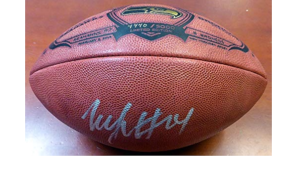 marshawn lynch signed football