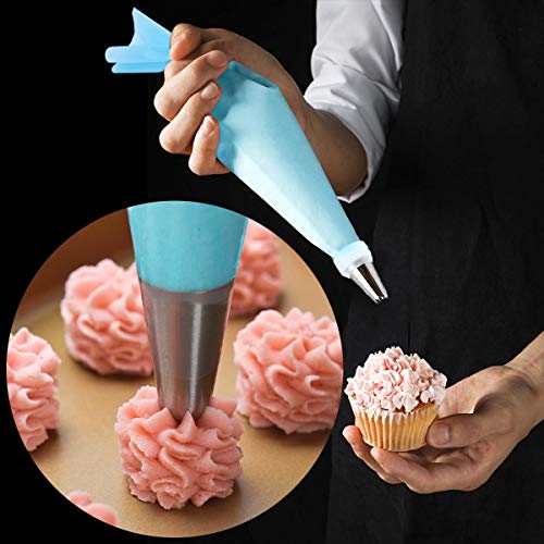 36 Pieces Cake Piping Set with 24 Pastry Tips Piping Nozzles, 6