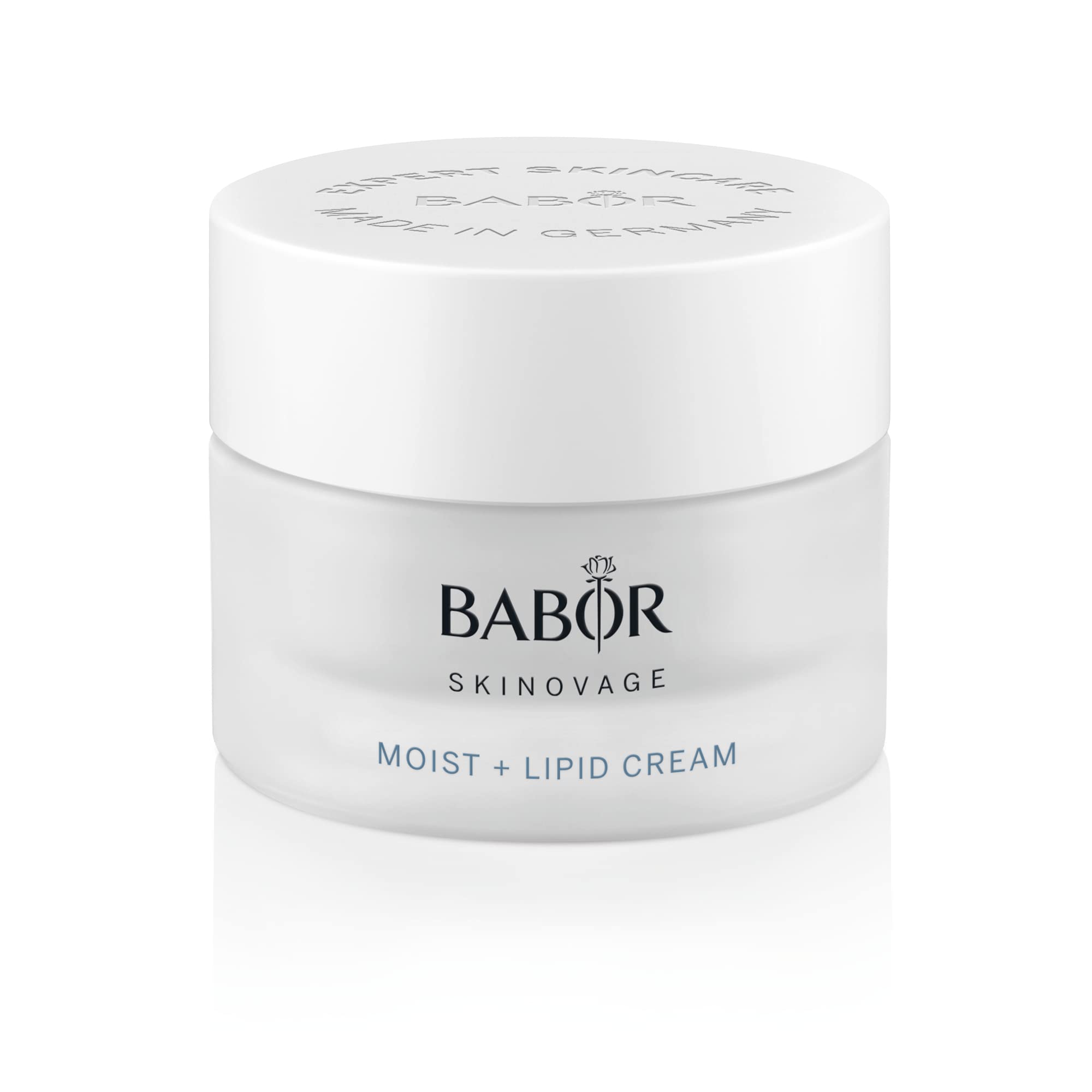 BABOR SKINOVAGE Moist and Lipid Cream, Rich face cream for dry skin, Intensive moisturising care with shea butter, 50 ml