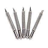 EMY Pack of 5 Blade for Cutting Plotter Vinyl Cutter Graphtec CB09 Silhouette Cameo Craft ROBO Pro with Springs, 45 degree