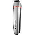 Aparador de Pelos 9 em 1 Bivolt Desmontável e Bateria Recarregável Preto Multilaser - EB11, Prata