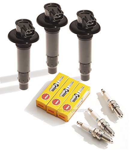 3 Pack SeaDoo 4-Tec Ignition Coil & NGK Plugs All 130 155 185 215 255 260 HP New
