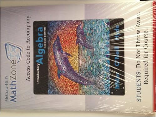 Mathzone Access Card For Introductory Algebra Julie Miller - 