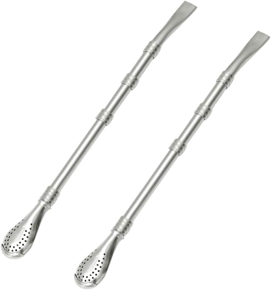 Drink Filter Straw Stainless Steel Coffee Straw Reusable Tea Filtered