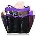 Mayin Quick Dry Hanging Toiletry and Bath Organizer with 8 Storage Compartments, Shower Tote, Mesh Shower Caddy, Perfect Dorm, Gym, Camp & Travel Tote Bag, Purple