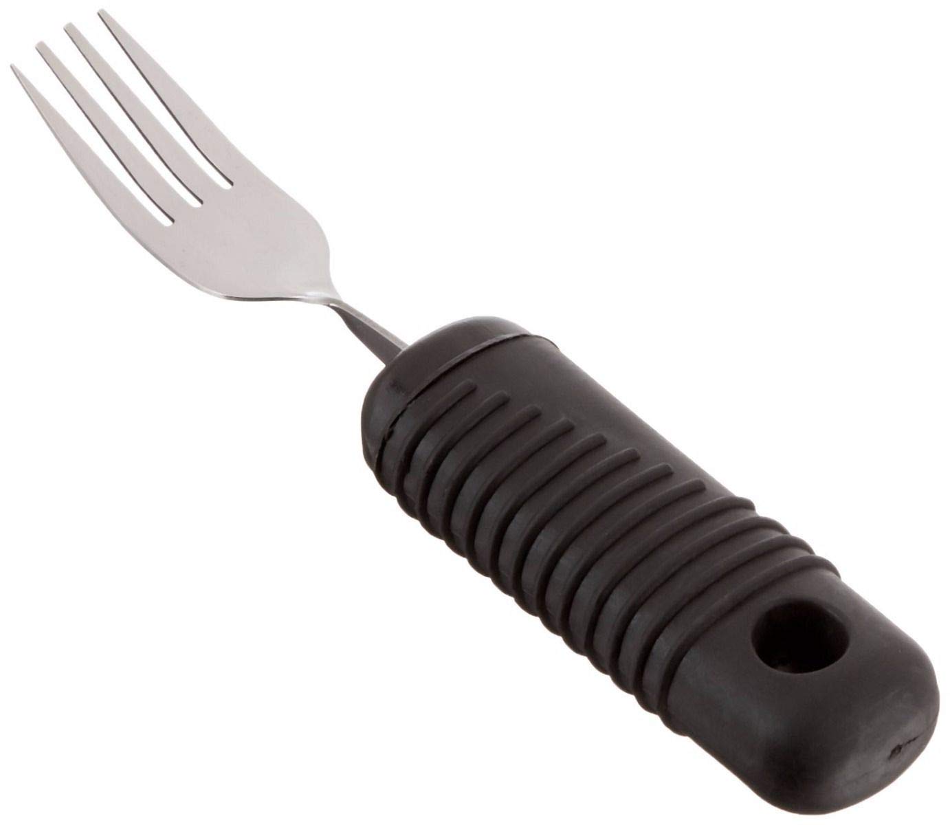 Homecraft Sure Grip Bendable Fork, Slip Resistant, Ensure Secure Grip, Rubber Handles Improve Grip, Flexible and Wide, Non-Slip Handle