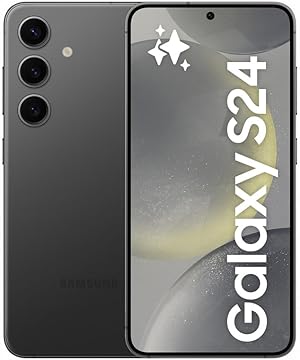 Samsung Galaxy S24 AI Smartphone, Android-Handy ohne Vertrag, 8 GB RAM, 256 GB Speicher, 50-MP-Kamera, Lange Akkulaufzeit, Onyx Black, 3 Jahre Herstellergarantie
