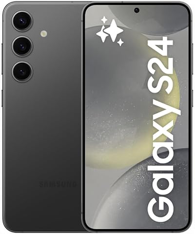 Samsung Galaxy S24 AI Smartphone, Android-Handy ohne Vertrag, 8 GB RAM, 256 GB Speicher, 50-MP-Kamera, Lange Akkulaufzeit, Onyx Black, 3 Jahre Herstellergarantie