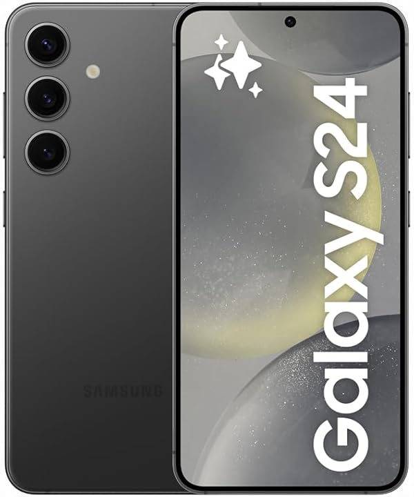 Samsung Galaxy S24 AI Smartphone, Android-Handy ohne Vertrag, 8 GB RAM, 256 GB Speicher, 50-MP-Kamera, Lange Akkulaufzeit, Onyx Black, 3 Jahre Herstellergarantie
