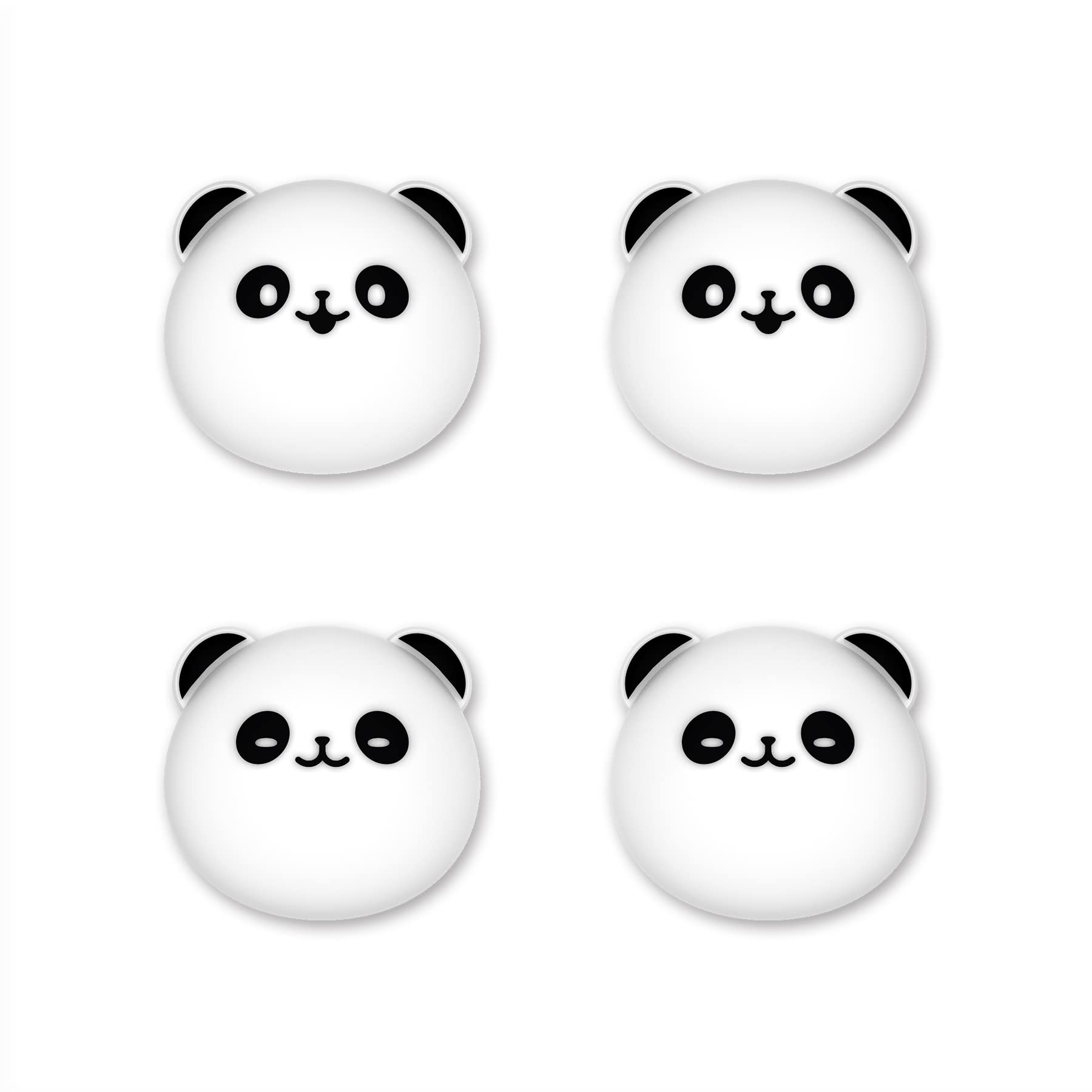 PlayVital Joystick Caps for Nintendo Switch, Thumbstick Grips for Switch Lite, Analog Cover for OLED Joycon Thumb Grip Caps - Chubby Panda