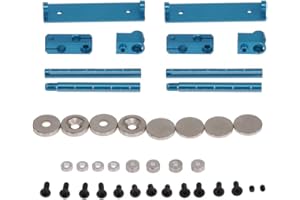 zolyet Killerbody Stealth CNC Front and Rear Body Mounts for 1 10 Axial HPI RC Touring Drifting Car Aluminum Alloy Stable She