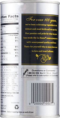 Le Sueur Tender Green Asparagus Spears, 19 Ounce (Pack of 12) - Thumbnail 2