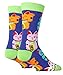 ooohyeah Men's Novelty Crew Socks, Funny Cool Animal Socks for Cat Lover, Good Luck Cat