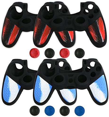 liveMAX PlayStation 4 Controller Skins Camo Silicone with Thumb Grips