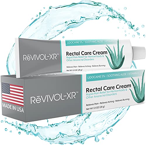 REVIVOLXR Hemorrhoid Cream 5 Lidocaine (Maximum Strength) + Soothing