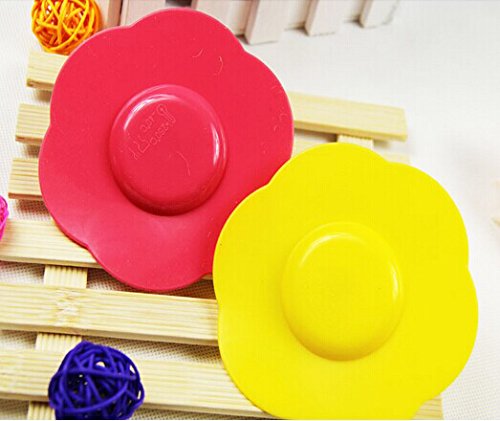 Rimobul 4 Pcs Leakproof Silicone Cup Lid Cover, Random Color (Bear) - Thumbnail 4