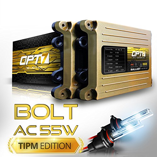 Bolt AC 55w Hi-Power HID Kit - All Bulb Sizes and Colors - TIPM Resistor Bundle - 2 Yr Warranty [H11 (H8, H9) - 8000K Ice Blue]
