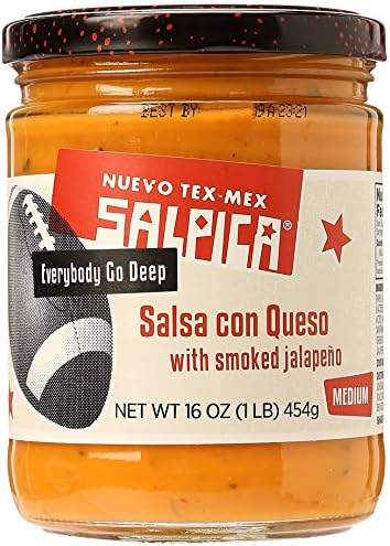 Salpica Salsa Con Queso With Smoked Jalapeno Medium, 16 oz