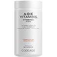Codeage ADK Vitamin Supplement, Vitamin A, Vitamin D3 Cholecalciferol, Vitamin K1 & K2 (MK4 & MK7), 6-Month Supply A D K Vita