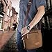 Bagerly [Deal of The Day] Business Messenger Bags Small Canvas Vintage Shoulder Bag Multi-Pockets Crossbody Work Satchel