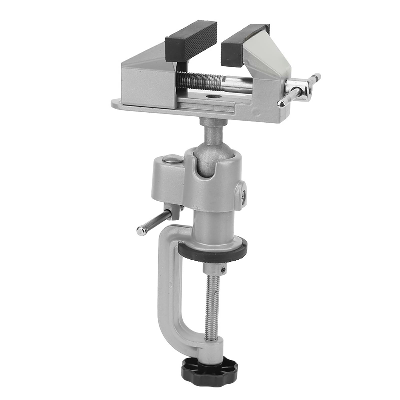 Universal Bench Vise High Grade Aluminum Alloy Rotatable 360-Degree Household Tabletop Vice Mini Table Clamp Workbench Vise