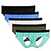 Summer Code Men's Jockstrap Breathable Athletic Supporter Sexy Underwear Pack