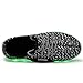 Joansam 7 Colors LED Luminous Unisex Sneakers Men & Women USB Charging Light Colorful Glowing Leisure Flashing Shoes Sprot Shoes JSSB07-38 Black