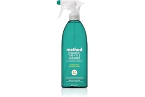 Method Foaming TUB+TILE CLEANER, Eucalyptus Mint, 28 Ounce, 1 pack, Packaging May Vary