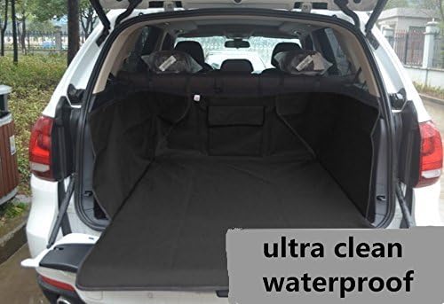 Cargo Liner Cover Waterproof for SUV FREESOO Auto Pet Dog Cat Boot Liner Protector Rear Seat Cover Mat Pad-Black