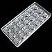 19341 Polycarbonate PC New Chocolate Mold Tray Clear Plastic Tools Leaf 21 Cavities