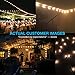 25 Globe String Lights, (25 Feet of Gorgeous Light) G40 Bulbs, Perfect for Outdoor & Indoor Use, Suitable for your Patio, Porch, Garden, Deck & Backyard - By Vont