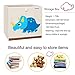 DODYMPS Foldable Animal Toy Storage Bins/Cube/Box/Chest/Organizer for Kids & Nursery, 13 inch (Cute Triceratops)