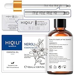 HIQILI Neroli Essential Oil 3.38 Fl Oz, Pure