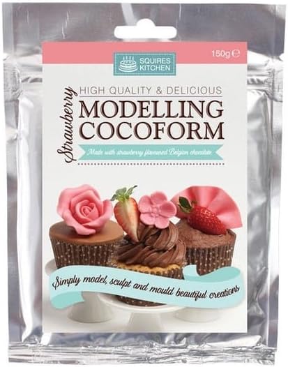 Squires Kitchen Modelling Cocoform - Strawberry (Bag 150g)