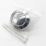 KtbeYTi 2 Pcs Standard 38 mm Toilet Button Dual Push Button Silver view 8