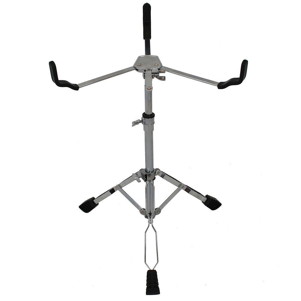 Percussion Plus PP110SS Double Braced Snare Drum Stand, Black