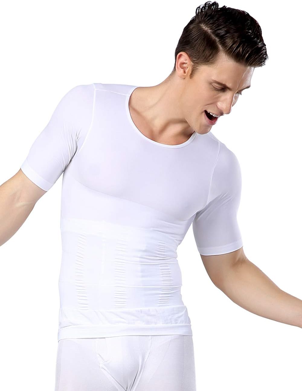 Upgraded Men's Seamless Slimming Body Shaper Vest Abdomen Slim Shirt Compression Tank Shaperwear