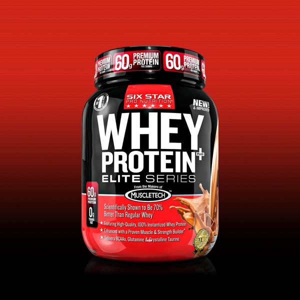 Six Star Pro Nutrition Elite Series Whey Protein Powder, Triple Chocolate, 2 lb