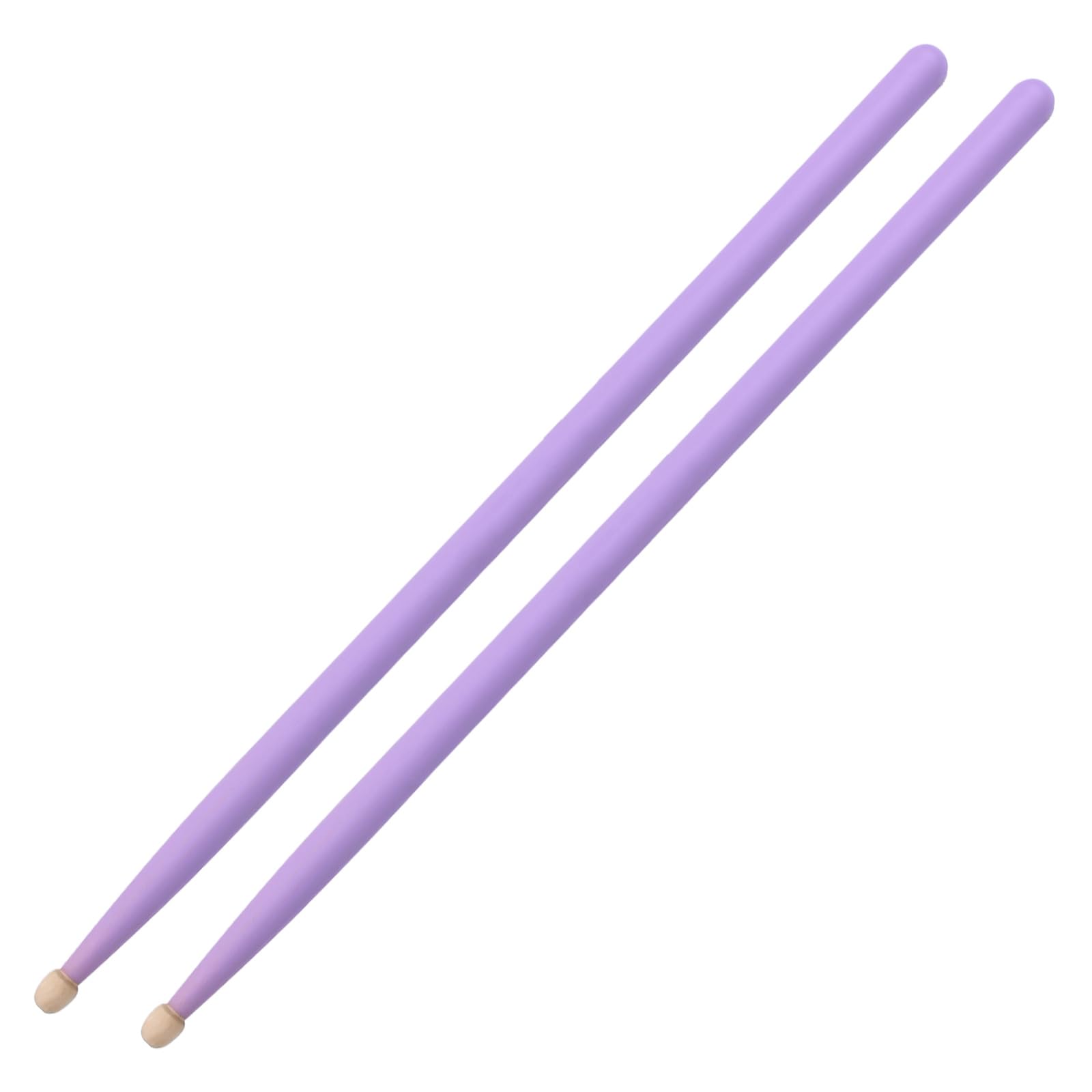 WANDIC 5A Drum Sticks Classic Lightweight Maple Wood Tip Drumsticks for Beginner Adults Purple