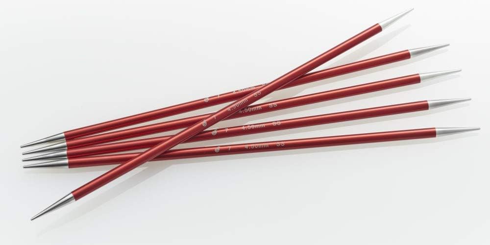 Double Point Knitting Needle, US 07, Stiletto/Stiletto Point, Set of 5 Needle